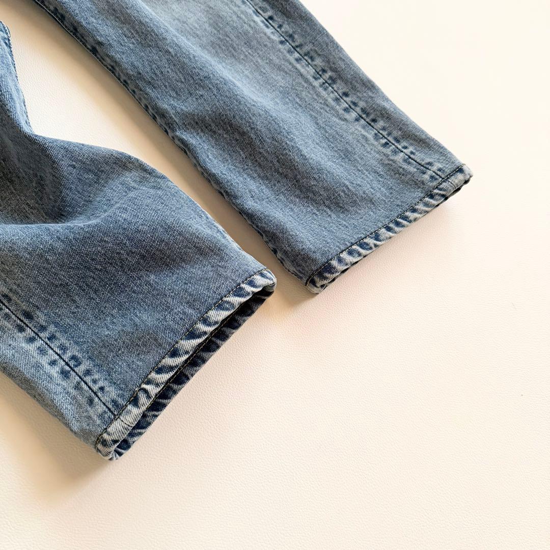 【マディソンブルー】TAPERED DENIM テーパード ボタンフライ 01