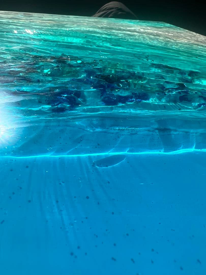 【波紋アート】Real Ocean／幻の島／42cm × 30cm／壁掛けアート