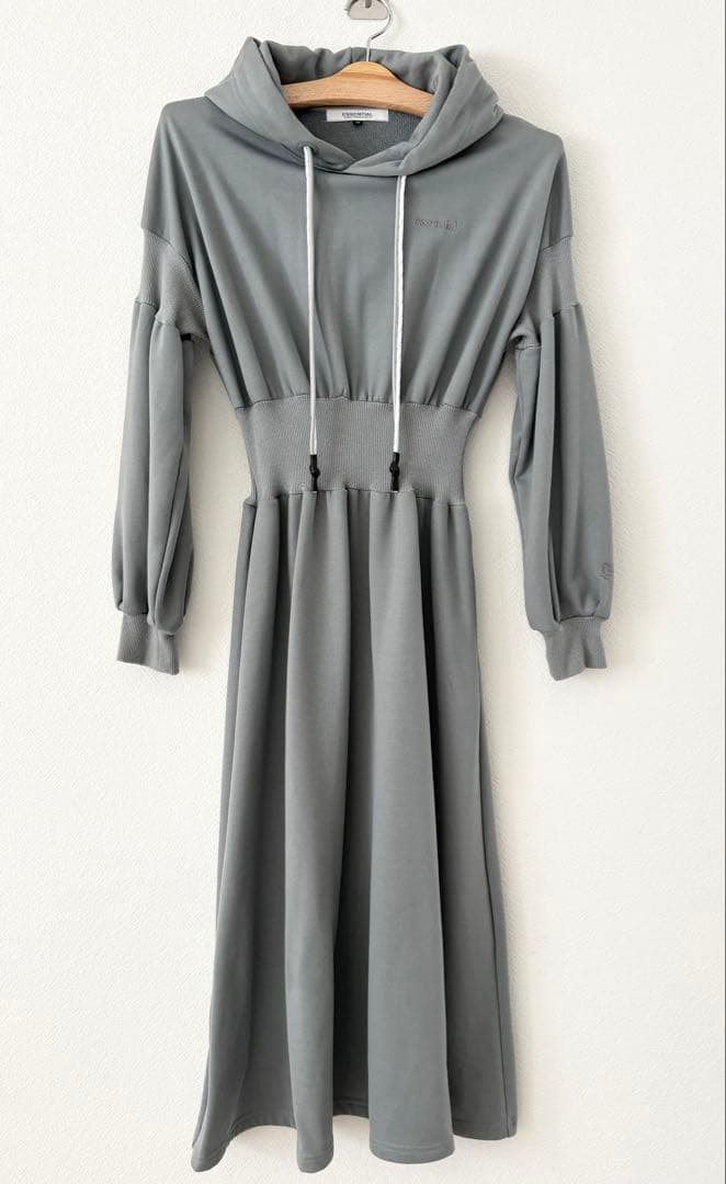 【美品】ダブルスタンダードクロージングESSENTIAL パーカーワンピース36