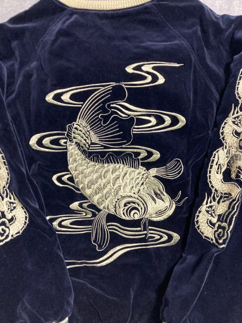 陰*K様 90sBackStreetCrawler 紺別珍スカジャン ミツワ 希