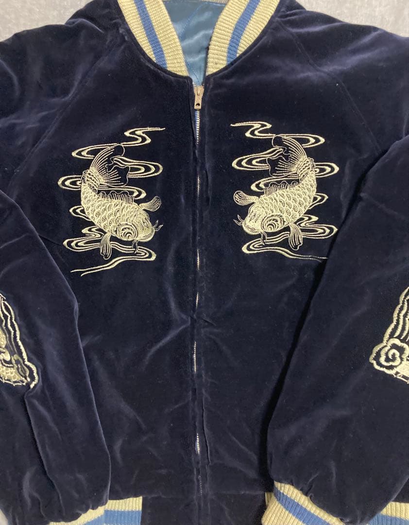 陰*K様 90sBackStreetCrawler 紺別珍スカジャン ミツワ 希