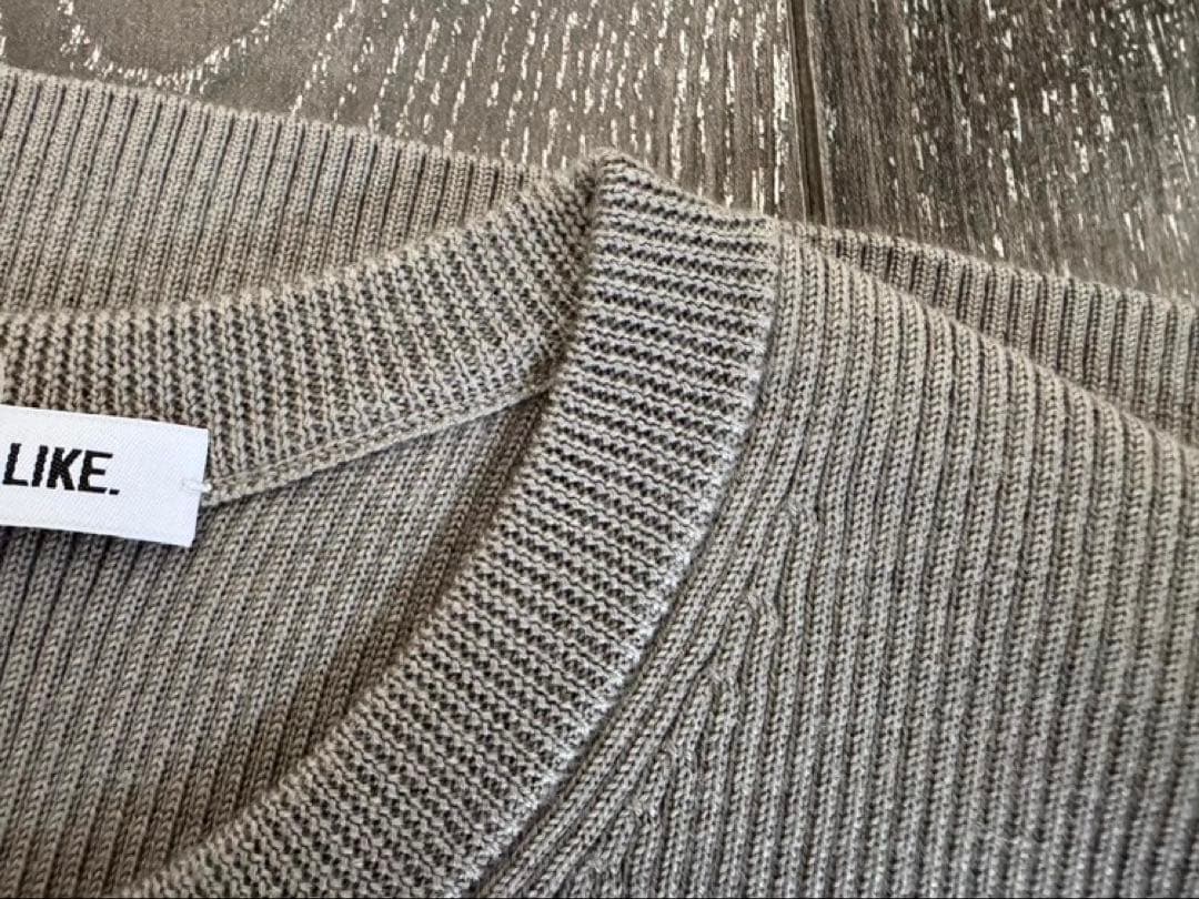 Deuxieme Classe Rib クルーネック プルオーバー