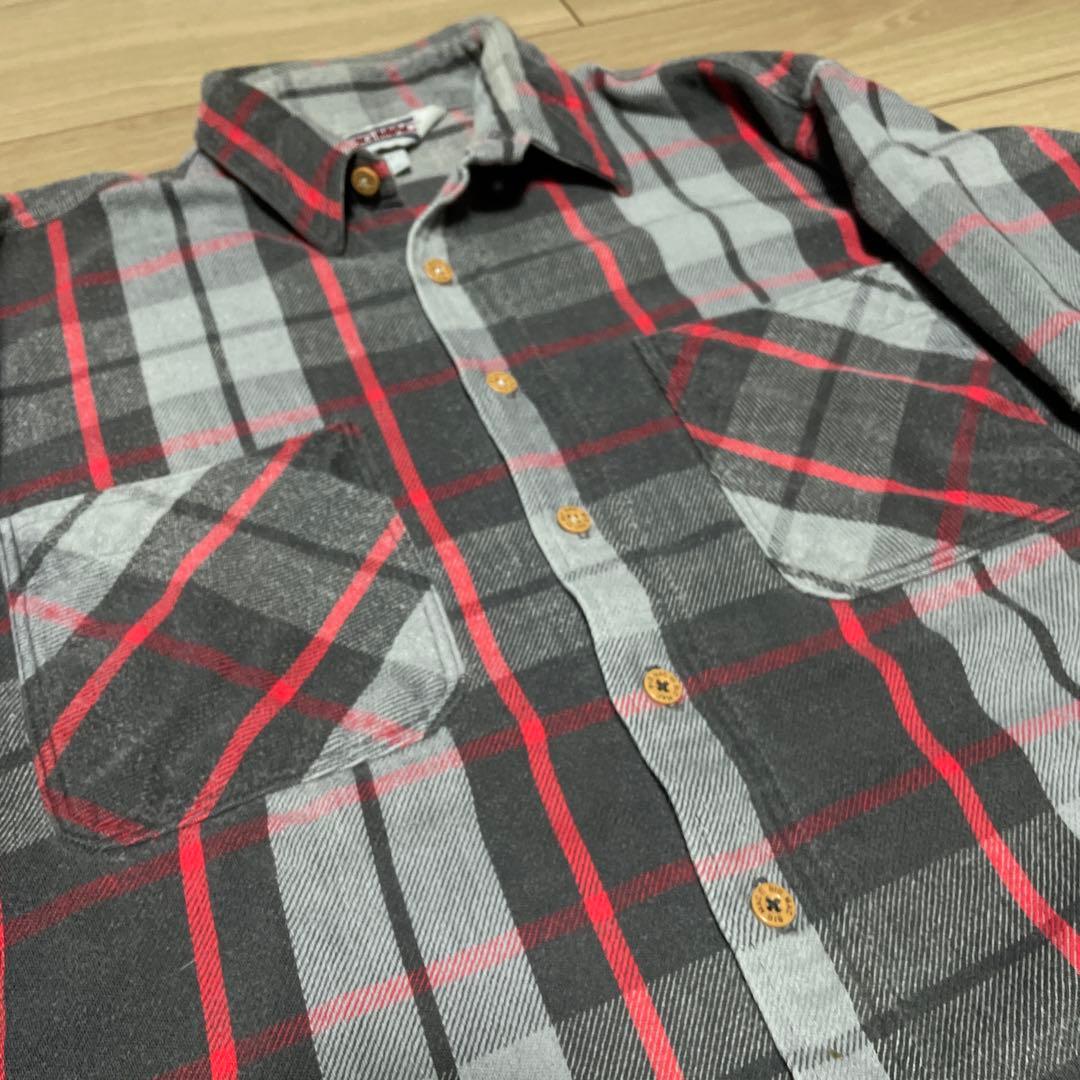 80s USA製 BIGMAC ヘビネル 好配色 ネルシャツ JC Penney