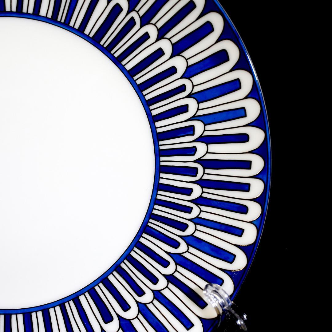 【レア極美品 ２枚】エルメス ブルーダイユール プレート 送料込み ①