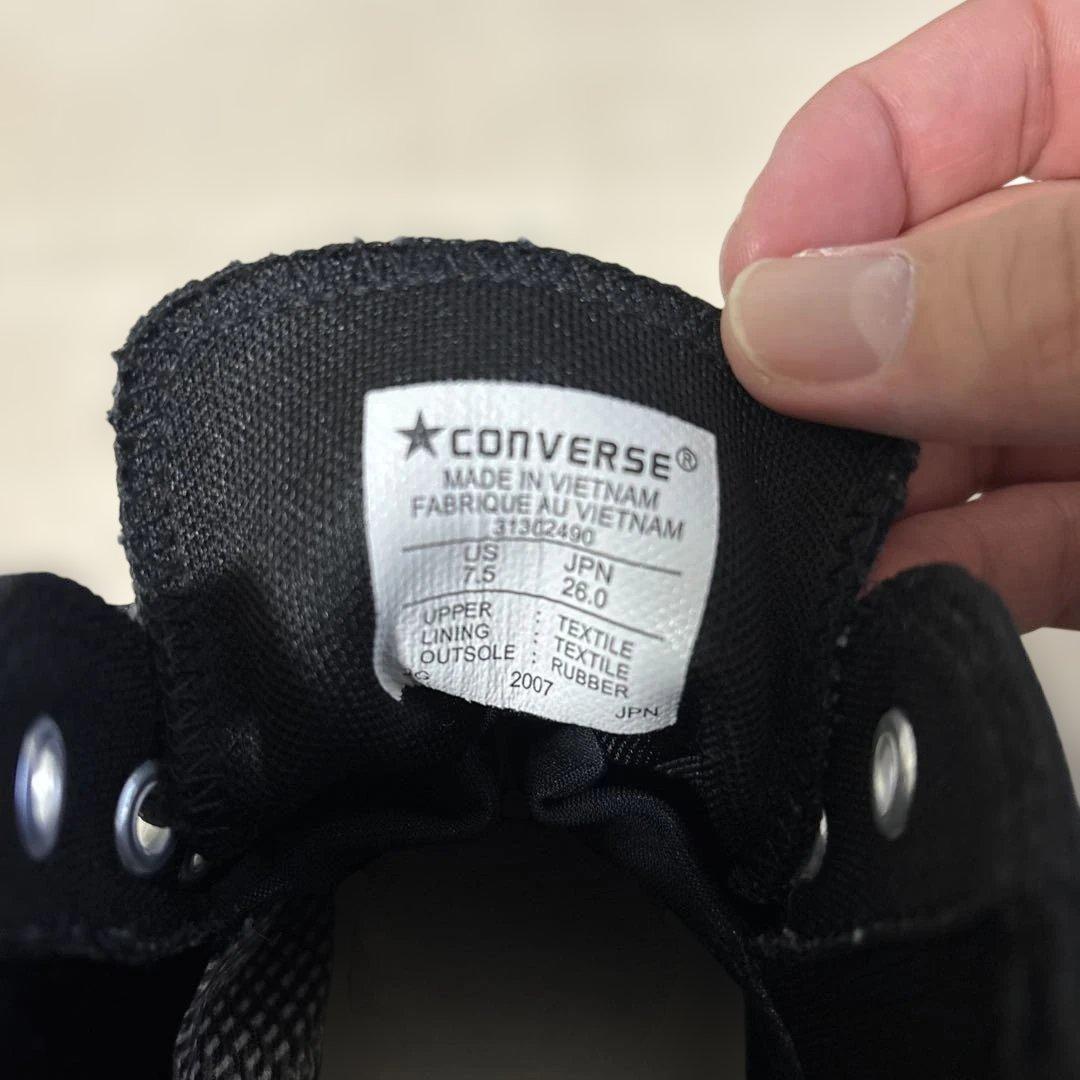 CONVERSE Chuck Taylor All Star ブラックハイカット