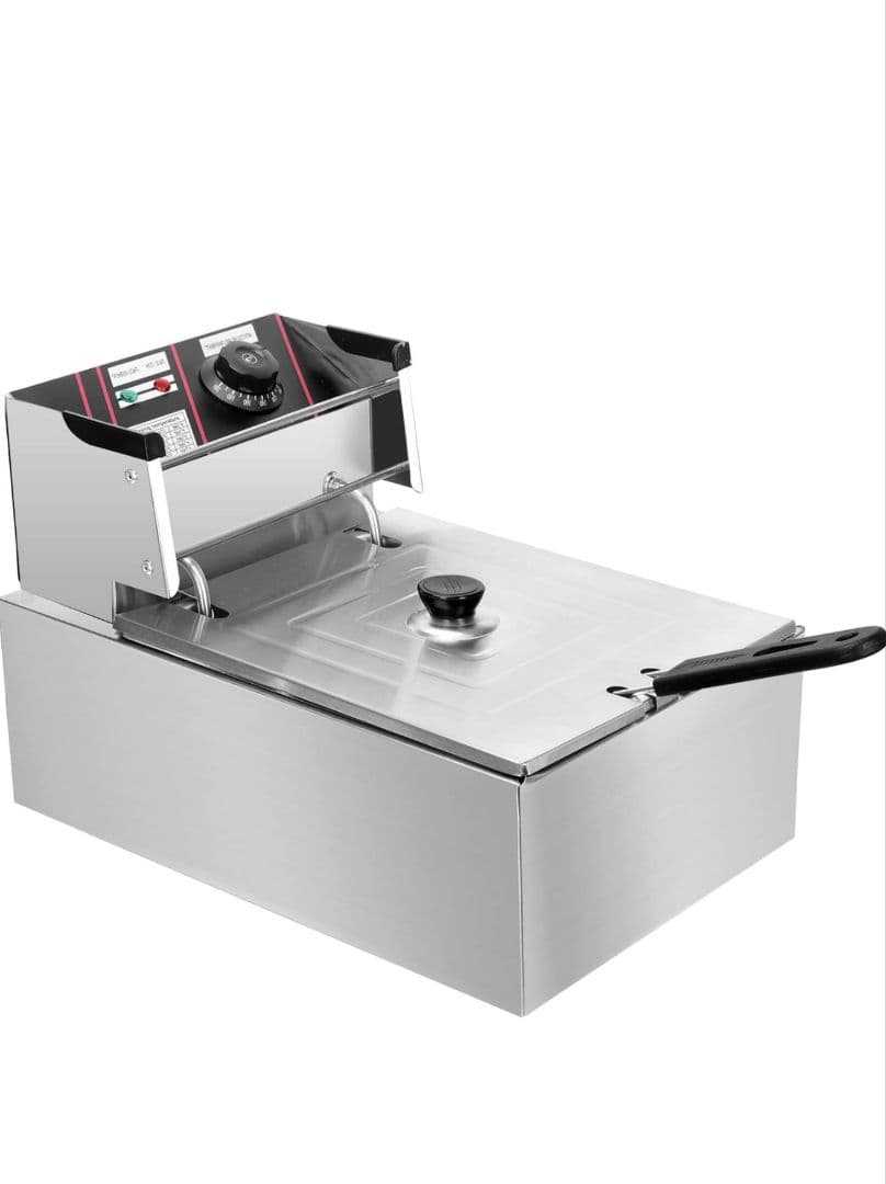 【開封・未使用】 Ozonlife 電気フライヤー 卓上 6Ｌ大容量 業務用