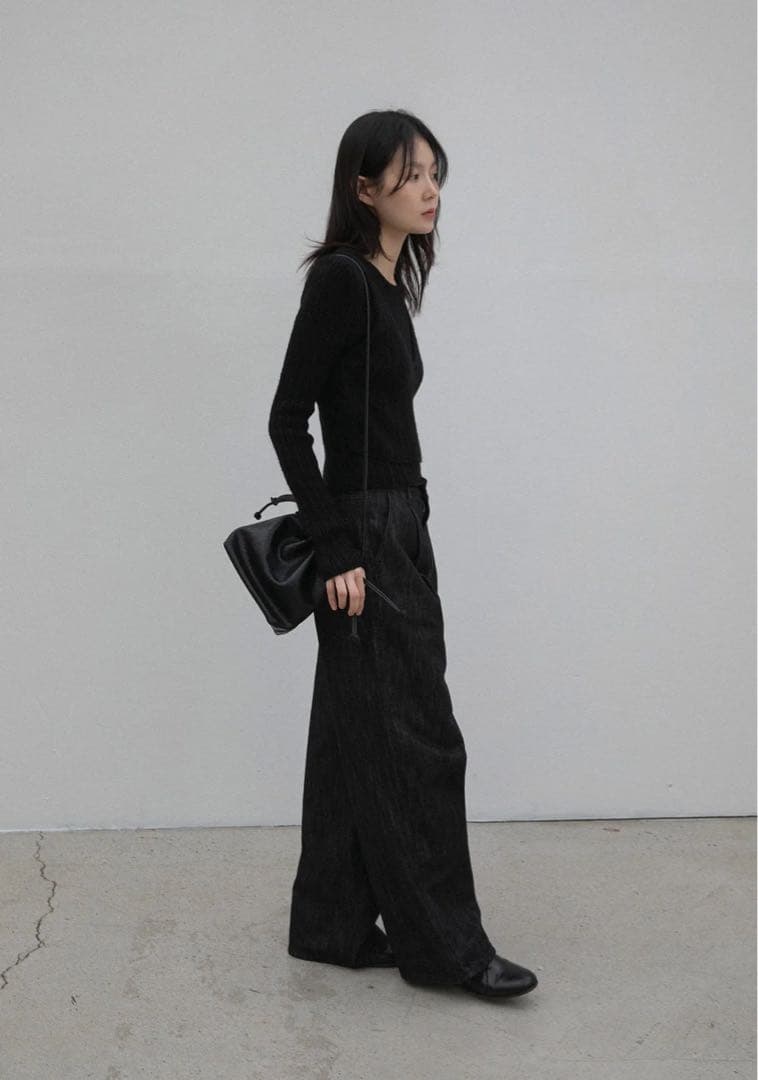 OHOTORO curve tucked jeans デニム Short S