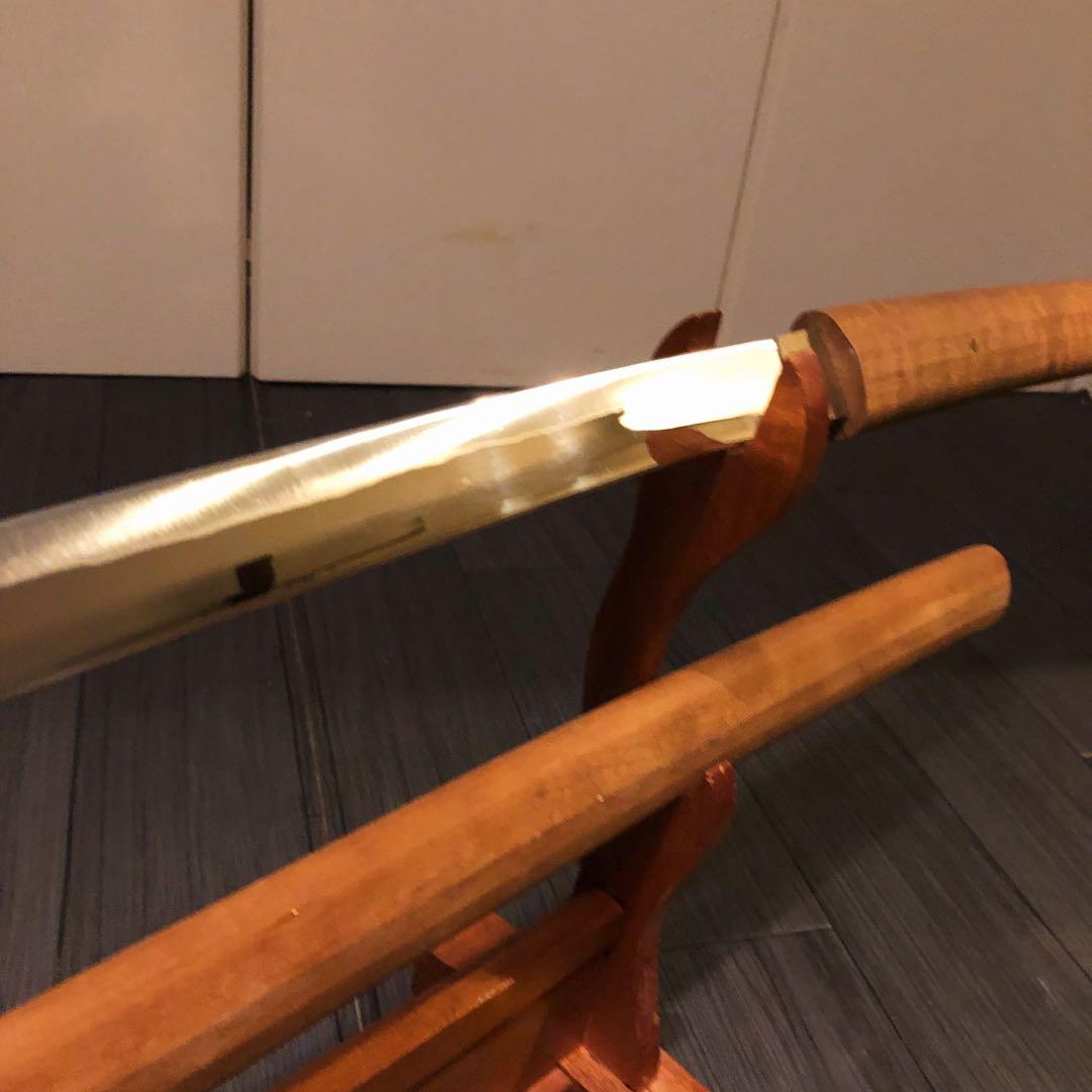 高級模造刀 高級居合刀　白鞘 合金製 長脇差　太刀　段平