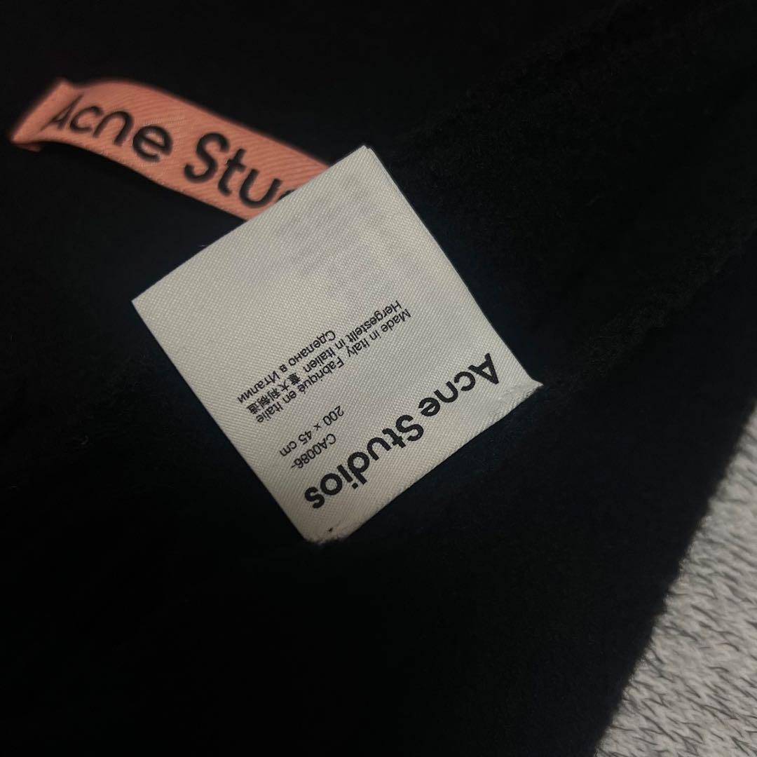 acne studios フリンジウールスカーフ マフラー