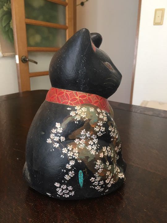 お値下げ依頼により　蝉丸 特大 招き猫