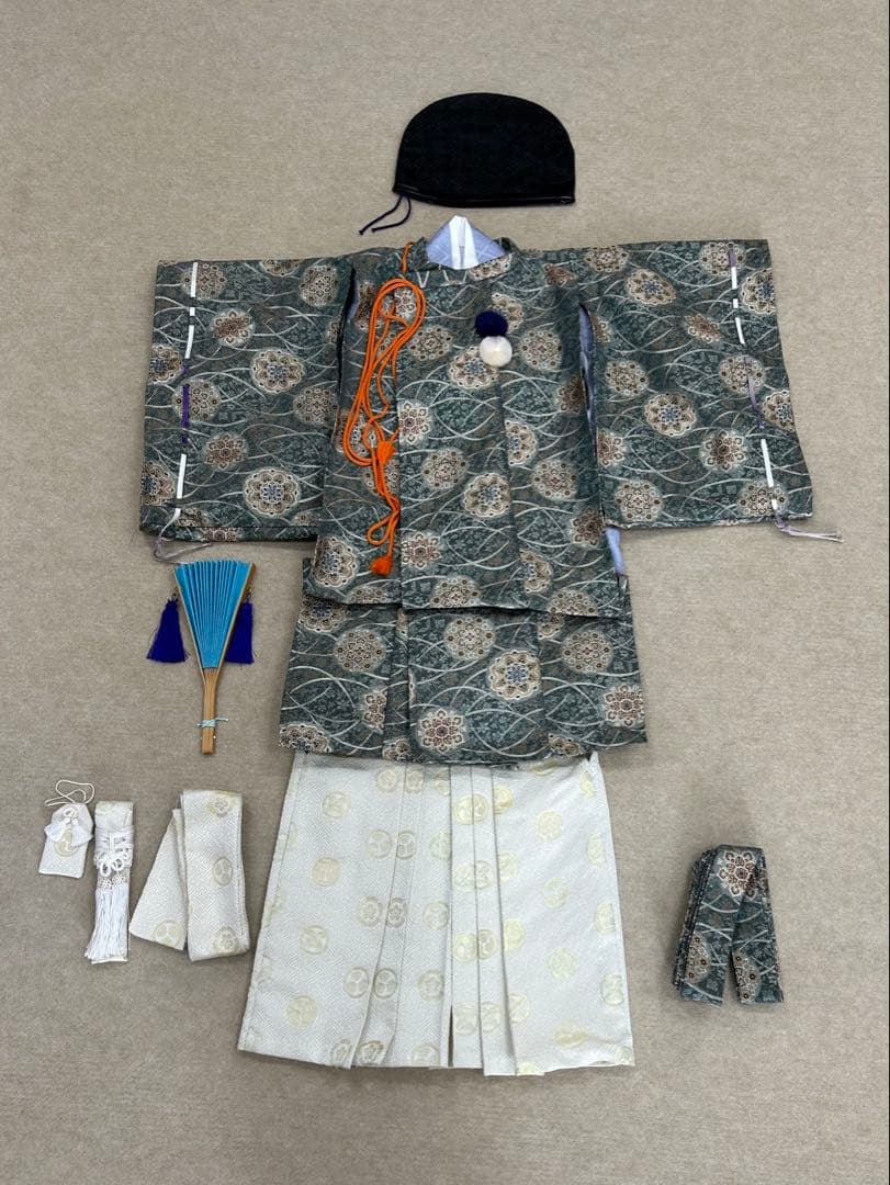 ヒラタイクマ　子供着物　水干　すいかん　5〜7才サイズ