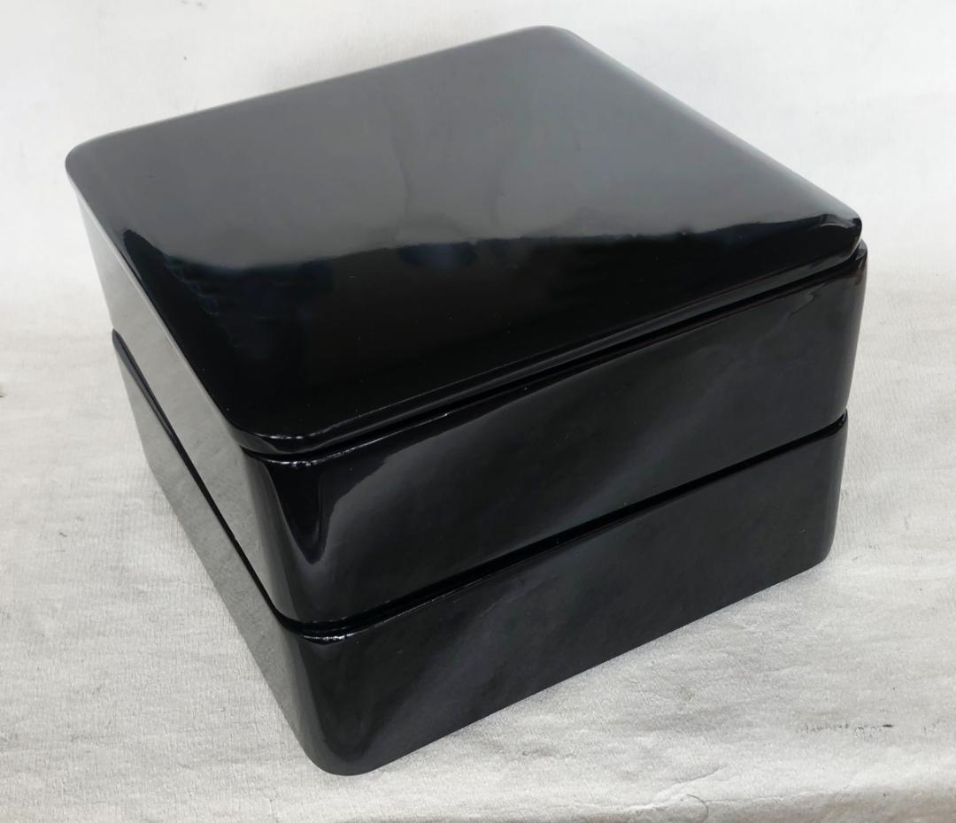 重箱 おせち 2段重 木製漆塗 黒 7寸 内朱 21cm 漆器 アウトレット
