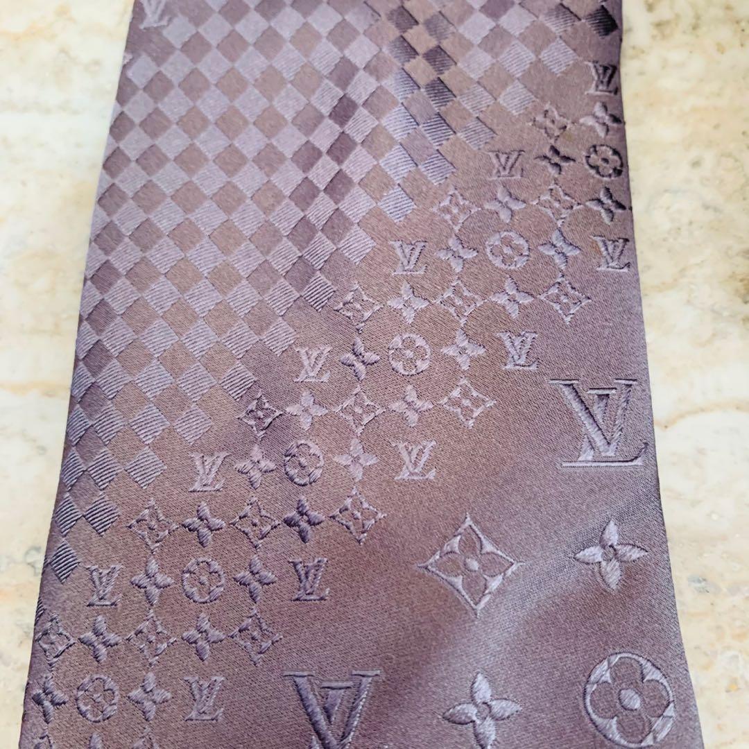 N308 美品 人気柄 ルイヴィトン クラヴァットミックス ネクタイ メンズ