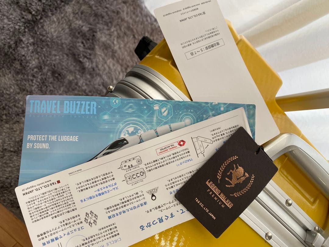レジェンドウォーカー　65L TRAVEL BUZZER TSAロック搭載