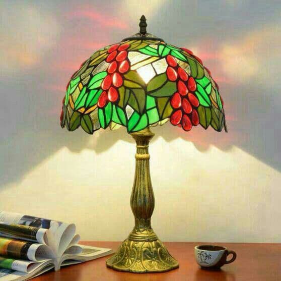 ステンドグラスランプ 卓上スタンド 卓上照明