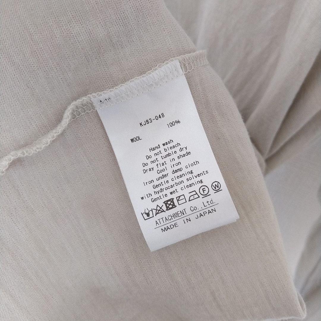 カズユキクマガイ3ウール100カットソーLアタッチメントnonnativeロンT