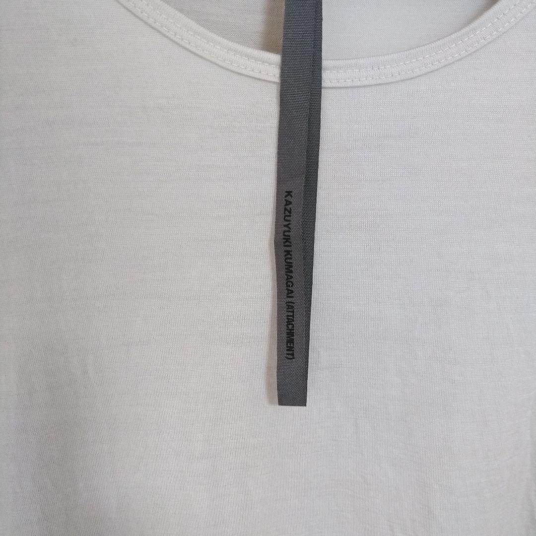 カズユキクマガイ3ウール100カットソーLアタッチメントnonnativeロンT