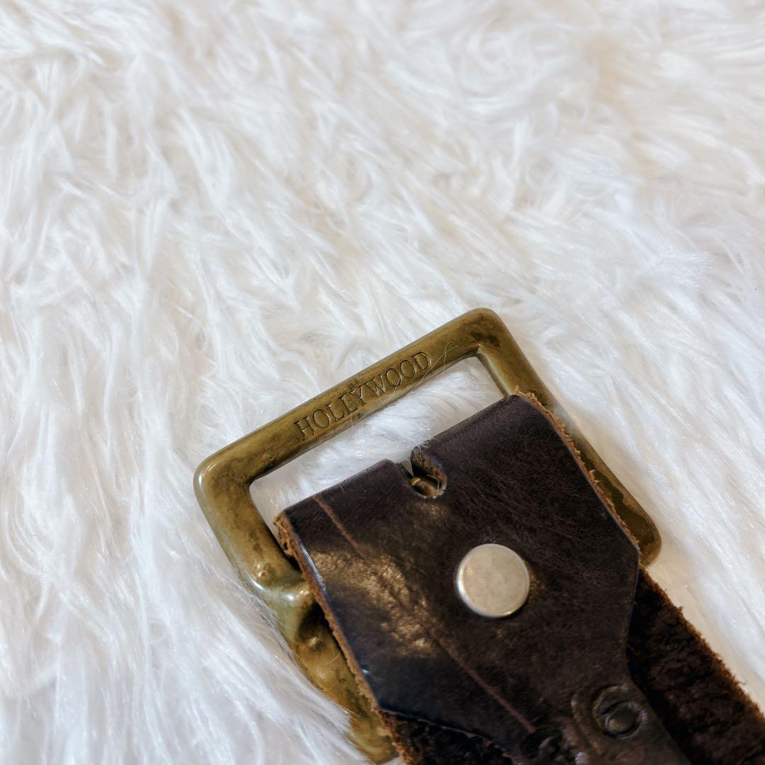 【希少】HTC USA製 フラワーコンチョ スタッズベルト 36