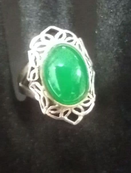 天然石アゲート·リング