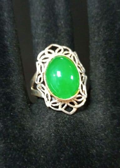 天然石アゲート·リング