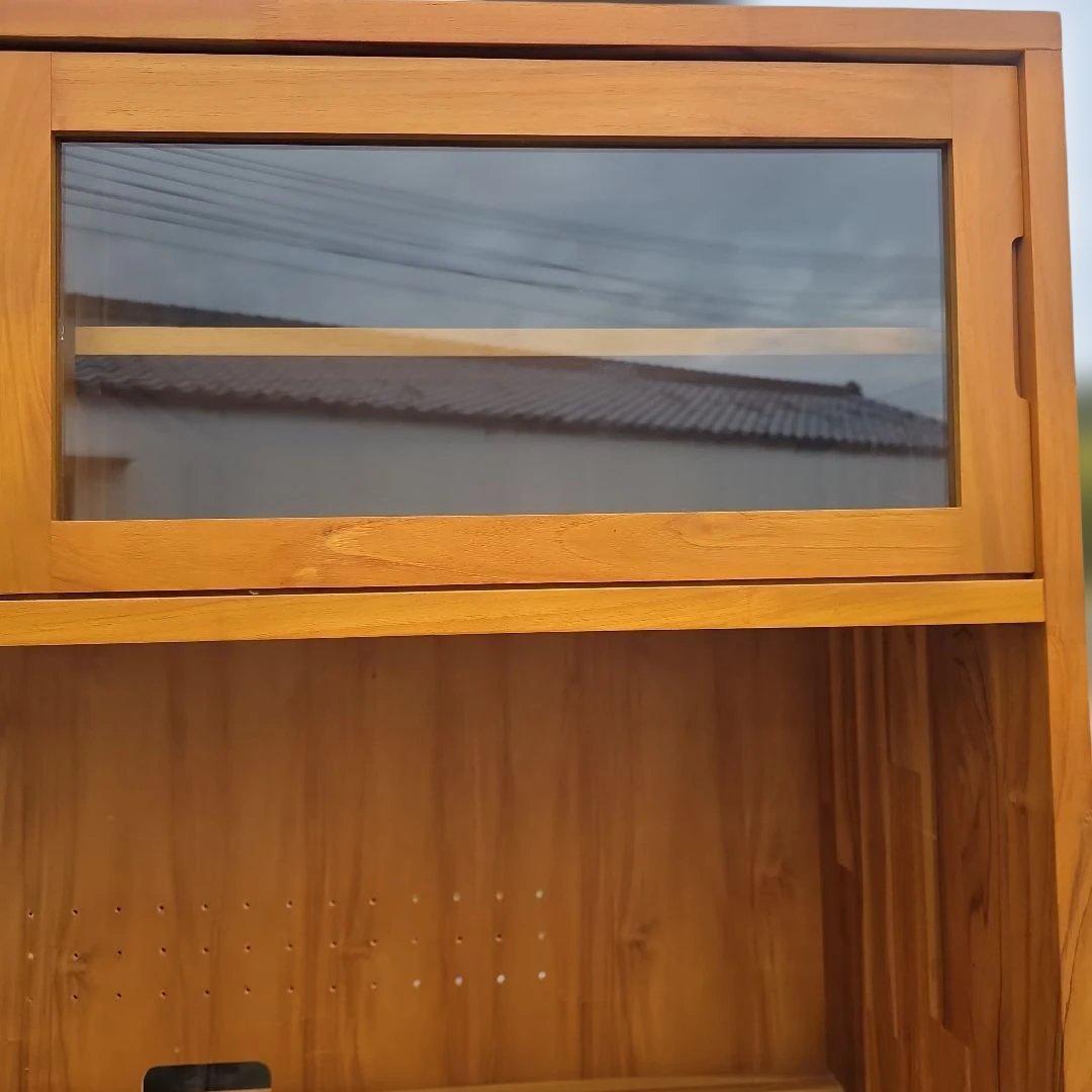 unico 食器棚　チーク　天然木　ミサワ　ユニコ