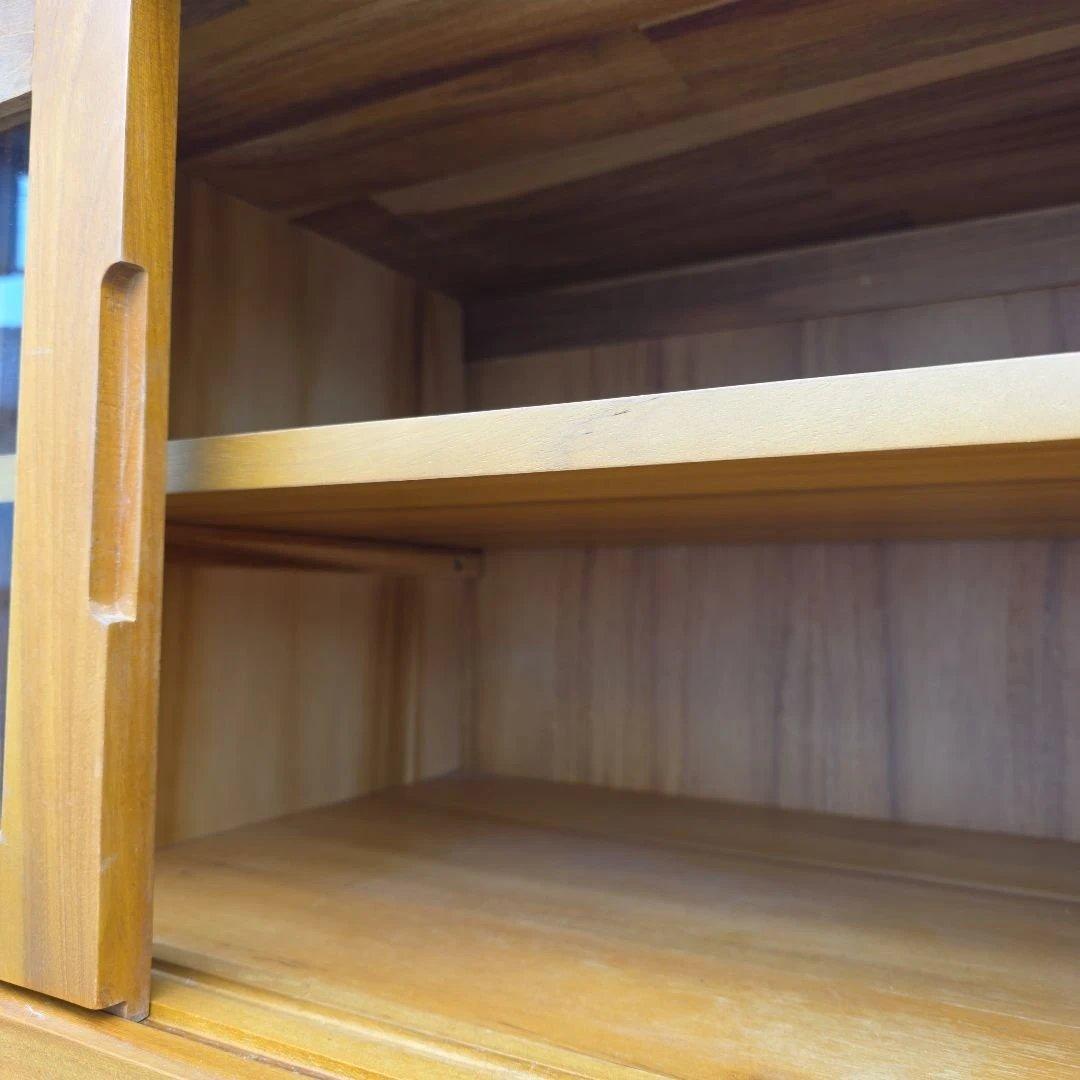 unico 食器棚　チーク　天然木　ミサワ　ユニコ