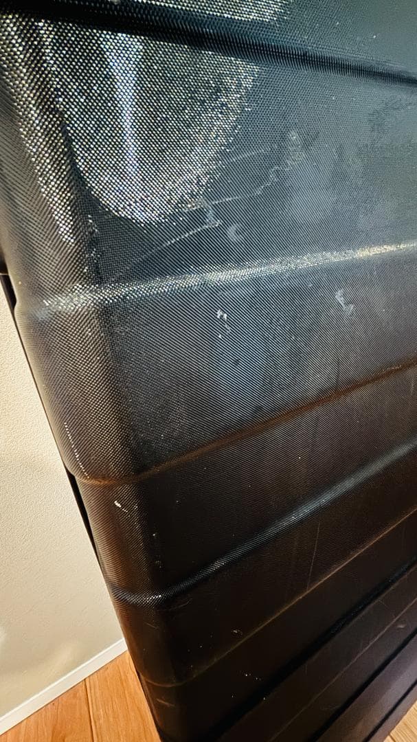 無印良品バーを自由に調節できるハードキャリーケース-Ｂ（１０５Ｌ）送料込み