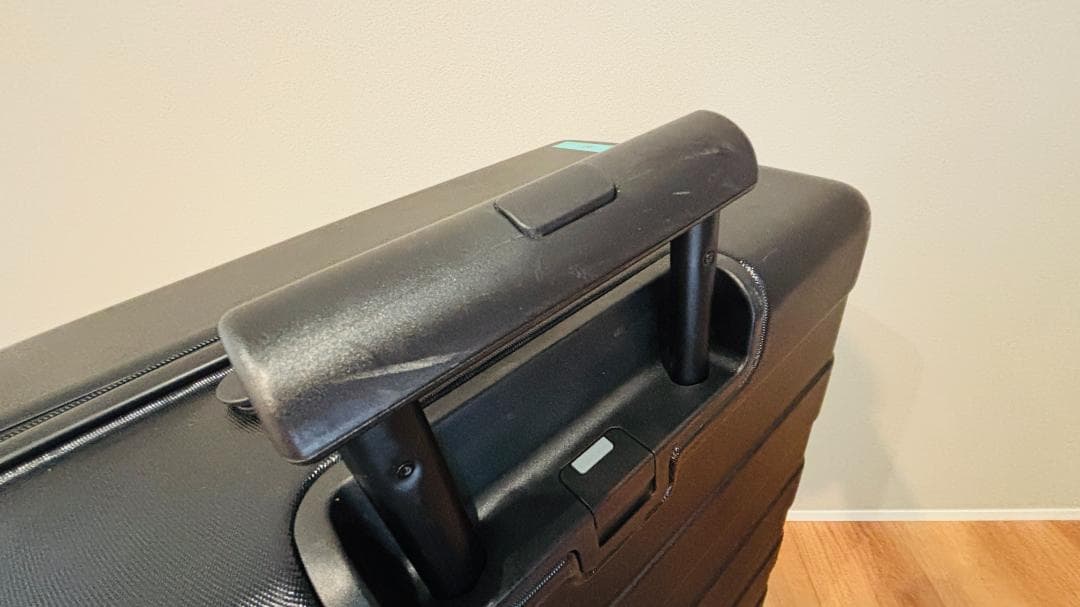 無印良品バーを自由に調節できるハードキャリーケース-Ｂ（１０５Ｌ）送料込み