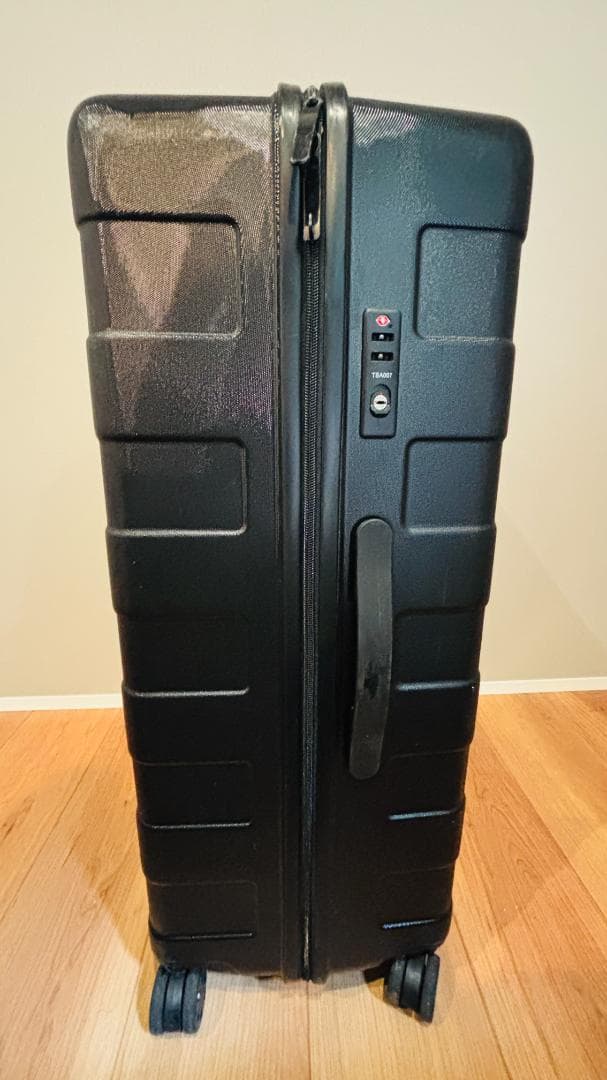 無印良品バーを自由に調節できるハードキャリーケース-Ｂ（１０５Ｌ）送料込み