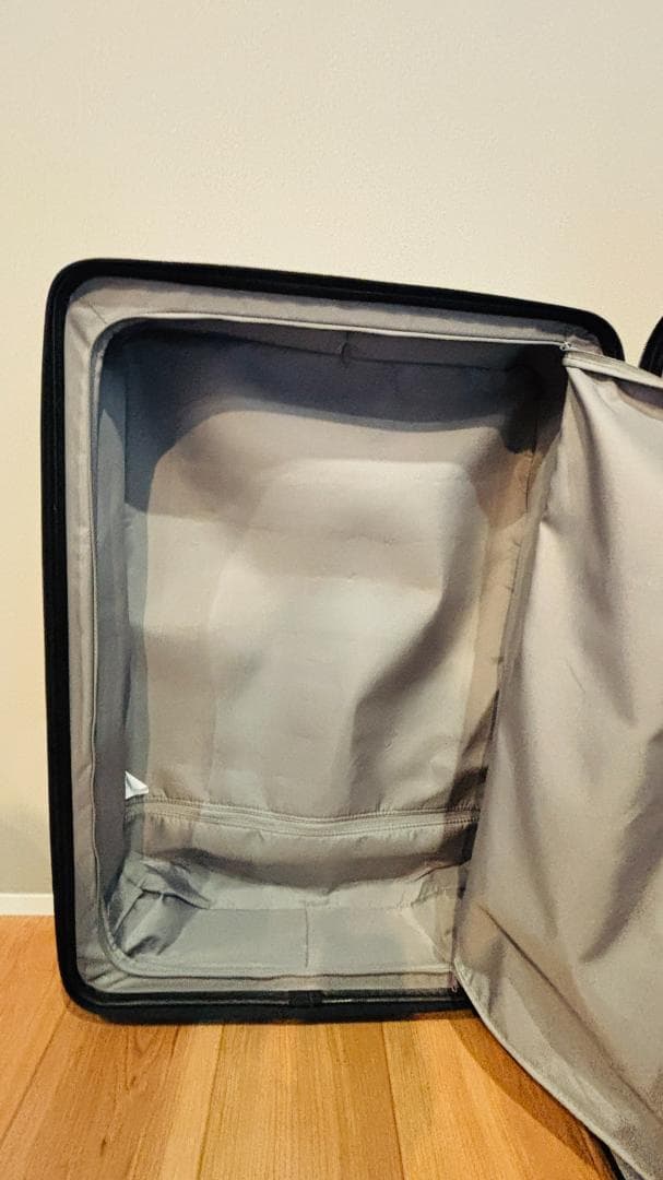 無印良品バーを自由に調節できるハードキャリーケース-Ｂ（１０５Ｌ）送料込み