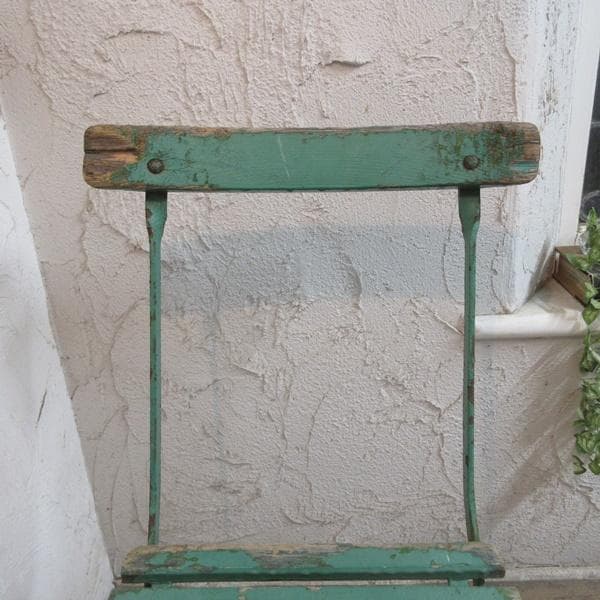 イギリス アンティーク 家具 訳あり 折り畳み式チェア 英国 4779e