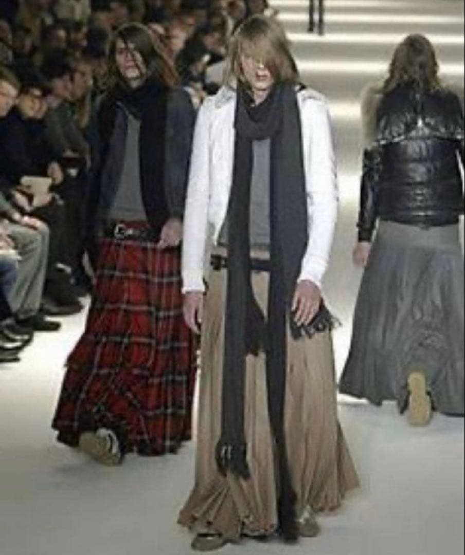 24時間以内発送Dior HOMME 04AWロングマフラー フリンジ エディ期