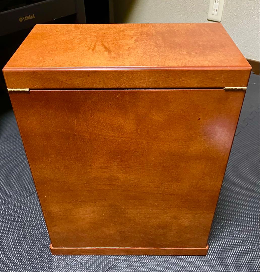 木製ジュエリーボックス 8段引き出し ミラー付き