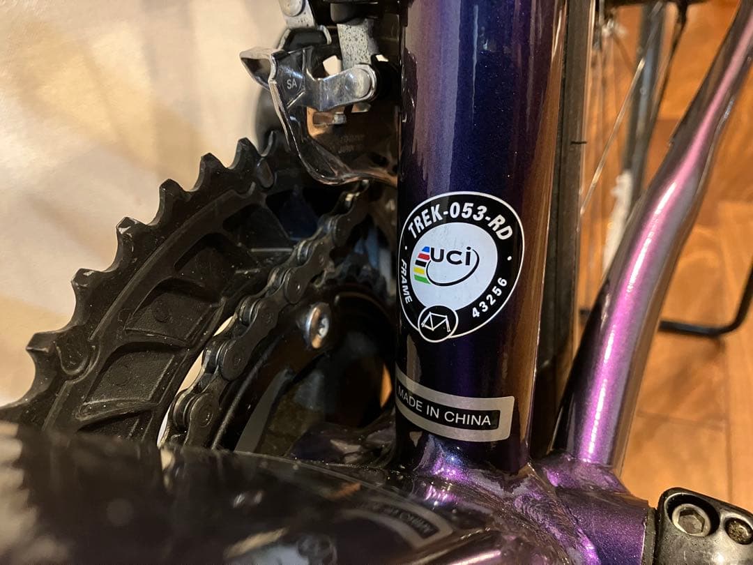 TREK トレックEmonda ALR 5 パープル ロードバイク ペダル付き