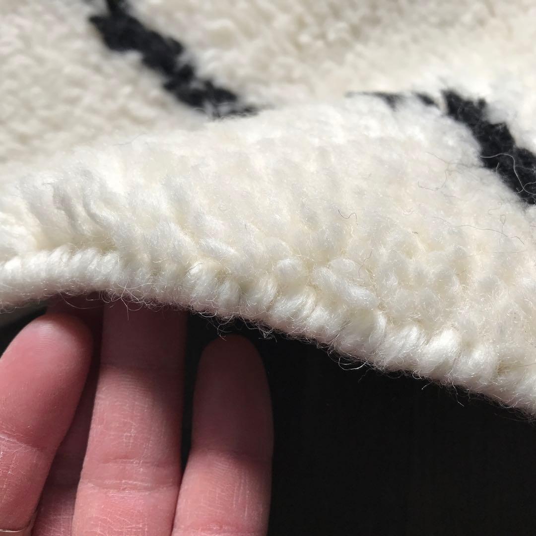 モロッコの伝統的な ラグ ラグマット ベニワレン風 100x150cm A 北欧