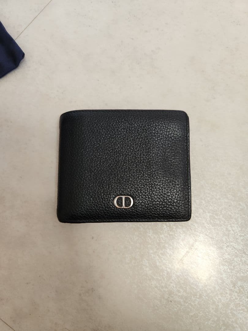 Dior ブラック 二つ折り財布