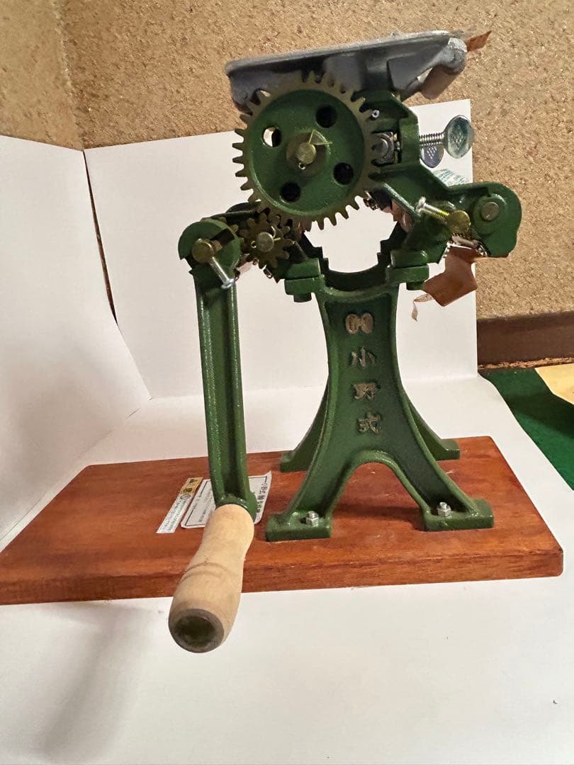 小野式手動製麺機 コンパクトデザイン 両刃タイプ