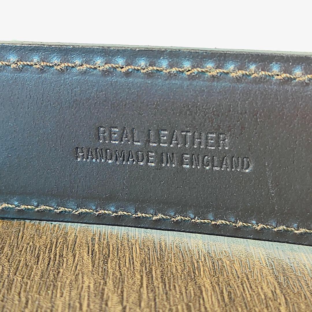 【極艶極上品】ホワイトハウスコックス　英国製ブライドルレザー 高級ドレスベルト