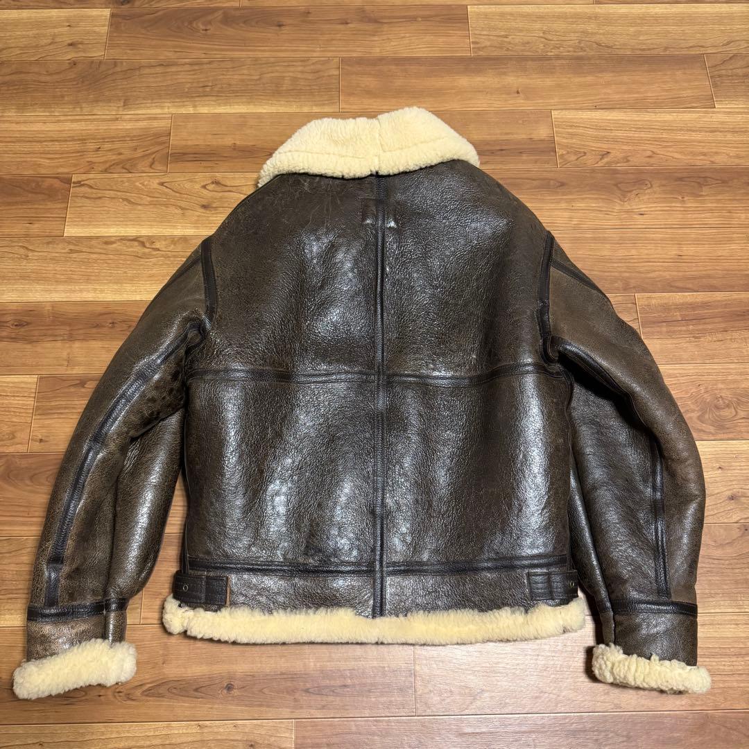 AVIREX B-3 ムートンボマージャケット 36 レザー