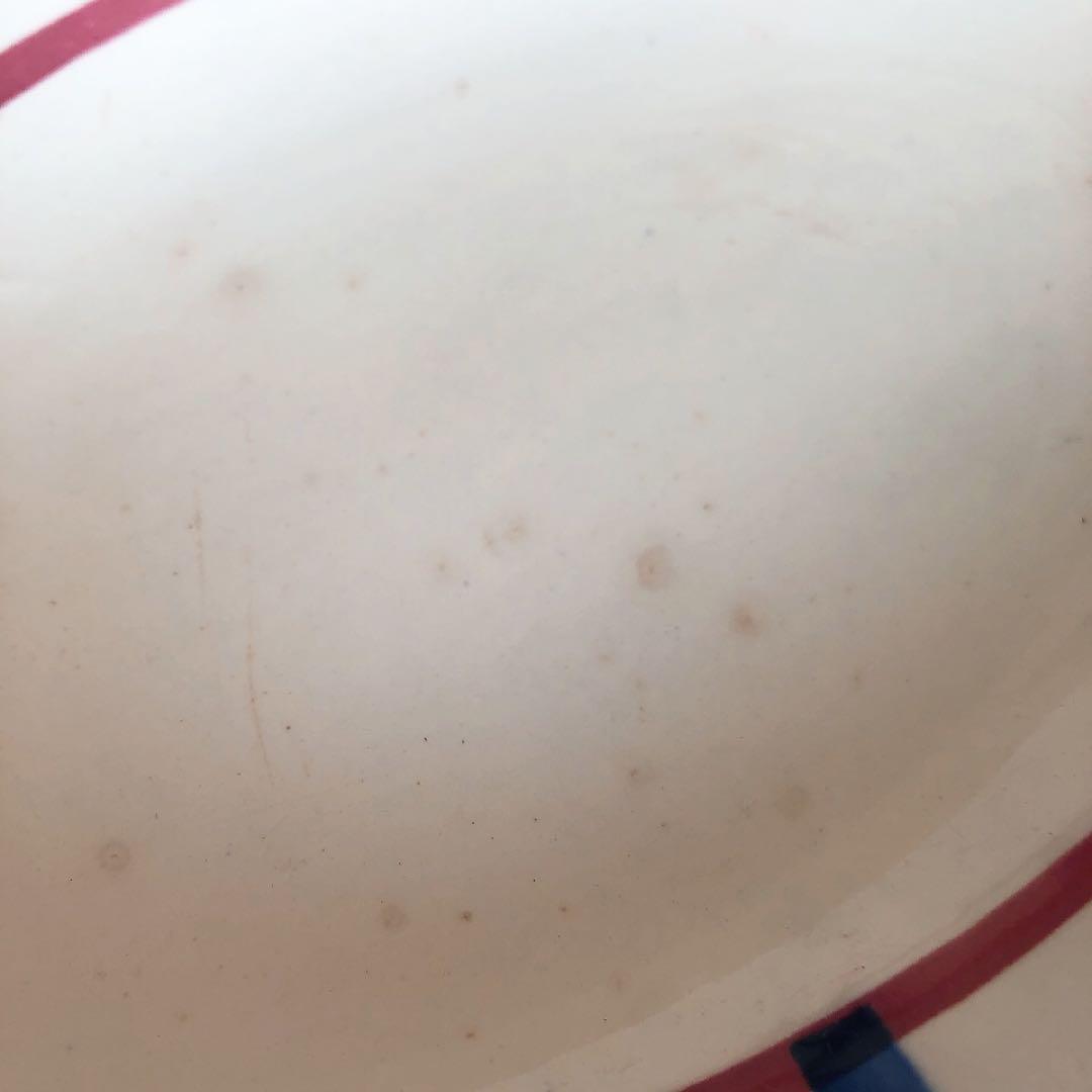 人気　ディゴワンサルグミンヌ　バスク柄ラヴィエ　前菜皿　フランスアンティーク食器