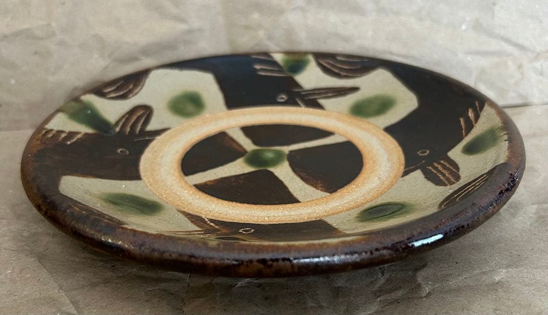 やちむん　十鶴　皿