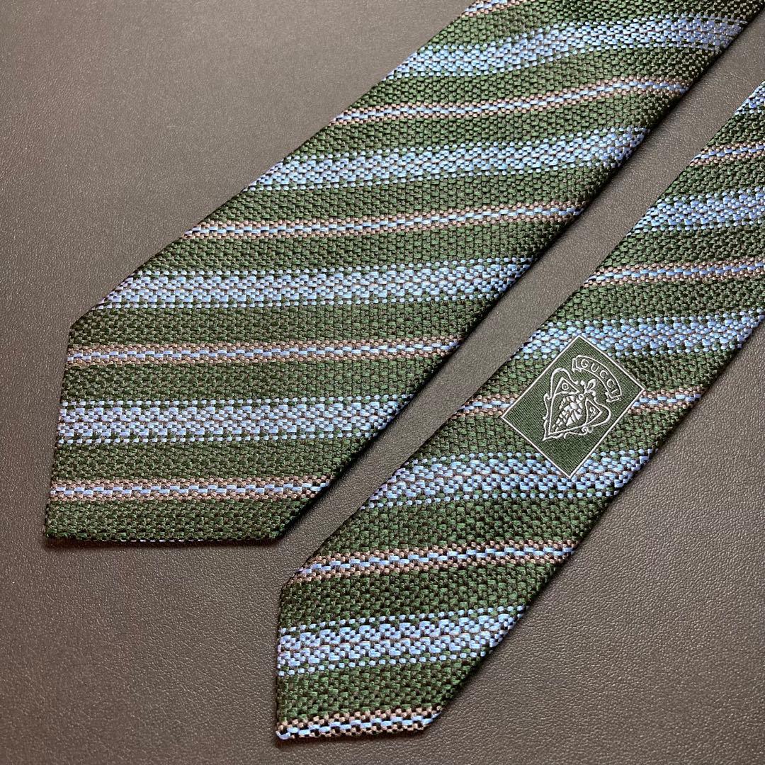 yoshiさま専用【美品】GUCCI グッチ　ネクタイ　ストライプ