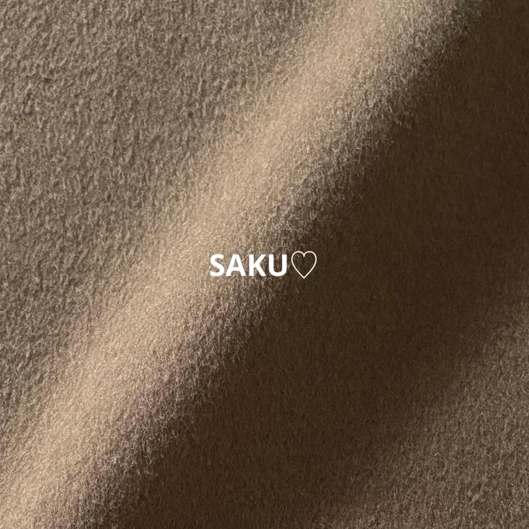 定価61600円 HELIOPOLE ウールダブルフェイスフーデットコート 38