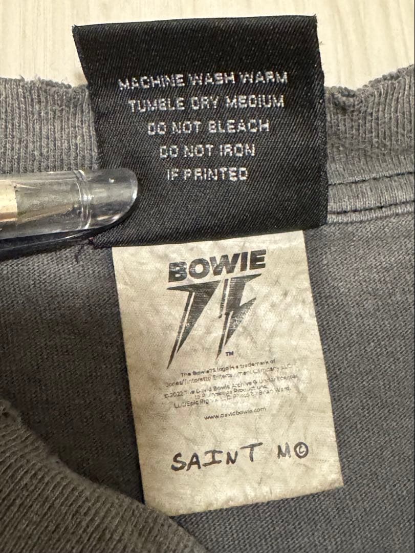 Saint Michael デビッド・ボウイカットソー