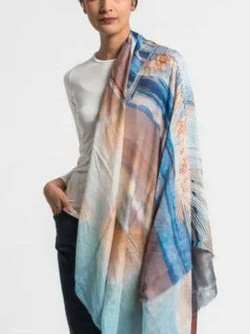 ファリエロ サルティ　Faliero Sarti　ストール　海と生命と愛