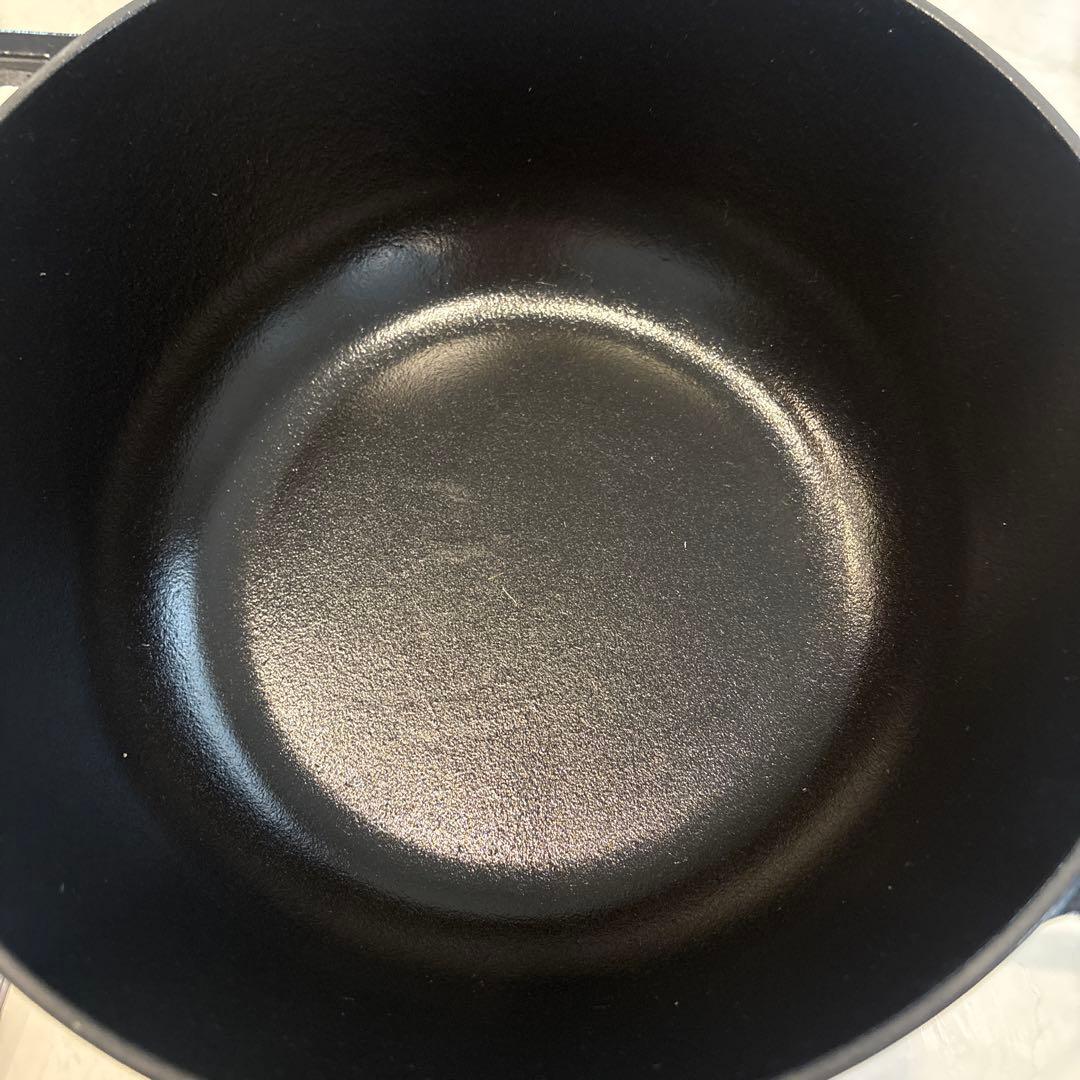 ストウブ フレンチオーブン 26 ワナベ XXL STAUB ブラック　黒