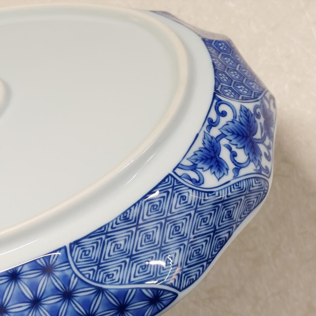 値下げ【新品・未使用】ブルーム　ネジリ祥瑞　オードブル皿　美濃焼　盛皿　龍峰窯