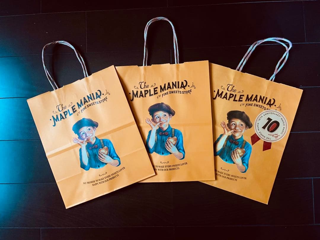 MAPLE MANIA ショップ袋 3枚セット