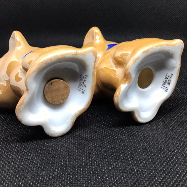 キャメル色　ボンゾー　ボンゾ犬　bonzo アンティーク　ソルト&ペッパー