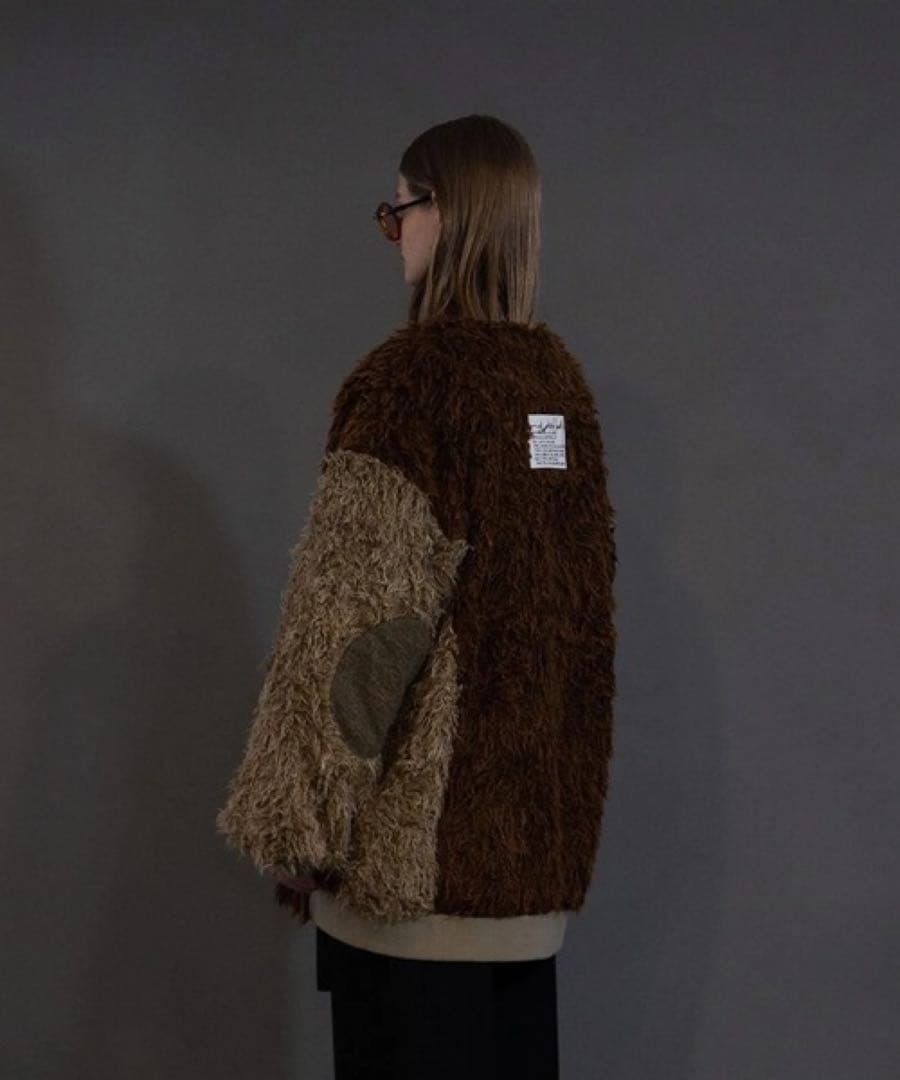 【25AW my beautiful landletシャギービッグカーディガン】